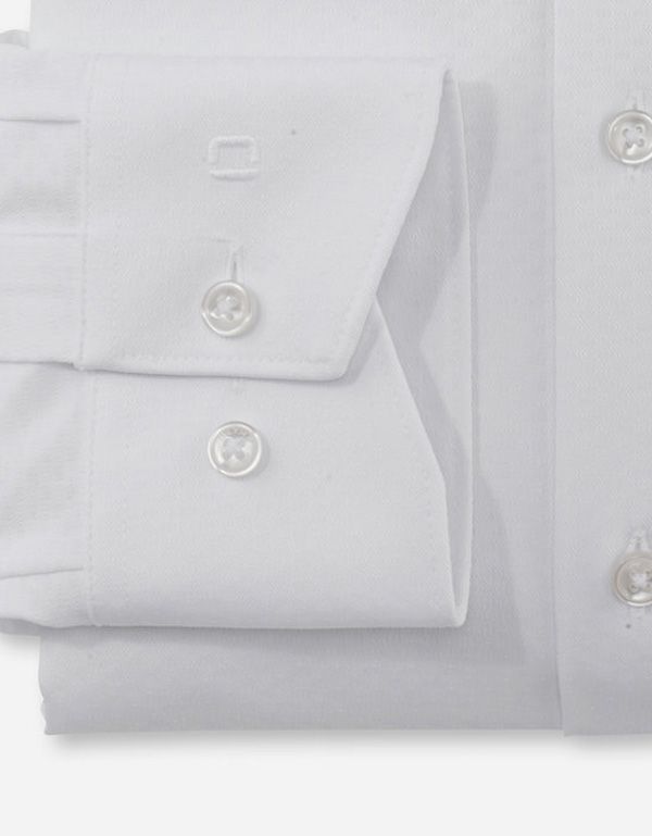 Рубашка белая классическая OLYMP Luxor 24/7, modern fit, климат контроль | купить в интернет-магазине Olymp-Men