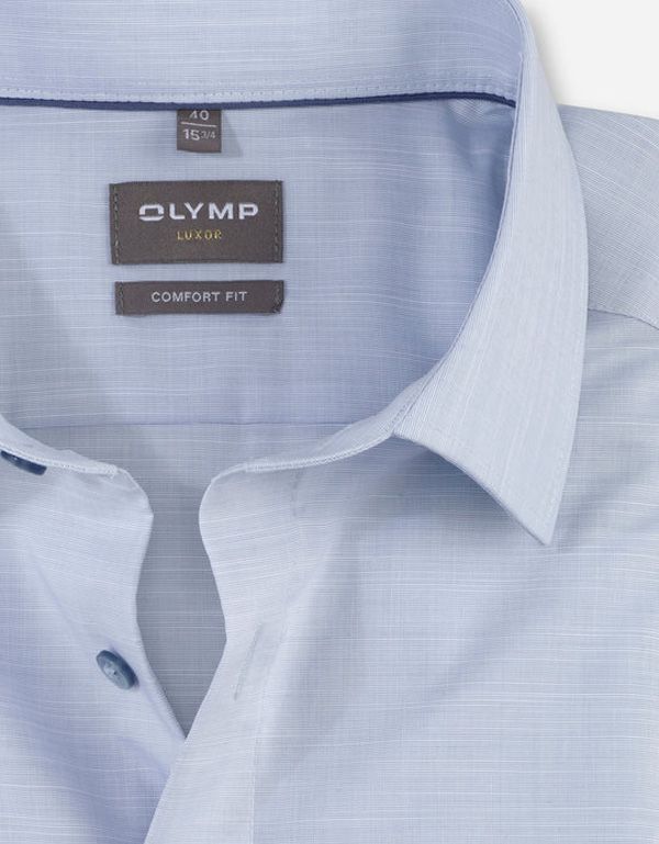 Сорочка мужская OLYMP Luxor, прямой крой, фактурная ткань | купить в интернет-магазине Olymp-Men