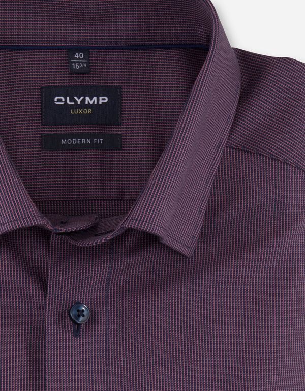 Рубашка с коротким рукавом мужская OLYMP Luxor, modern fit