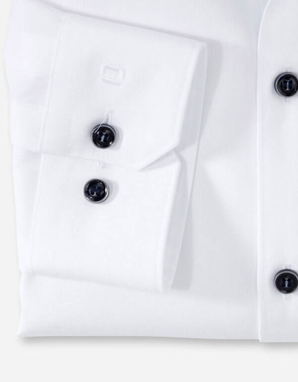 Рубашка белая мужская OLYMP №6, супер слим | купить в интернет-магазине Olymp-Men