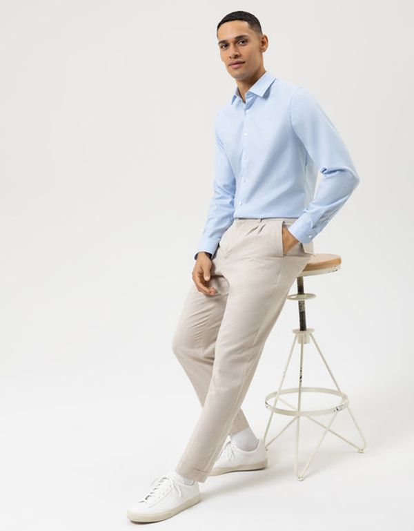 Рубашка мужская классическая OLYMP №6, твил, супер слим | купить в интернет-магазине Olymp-Men