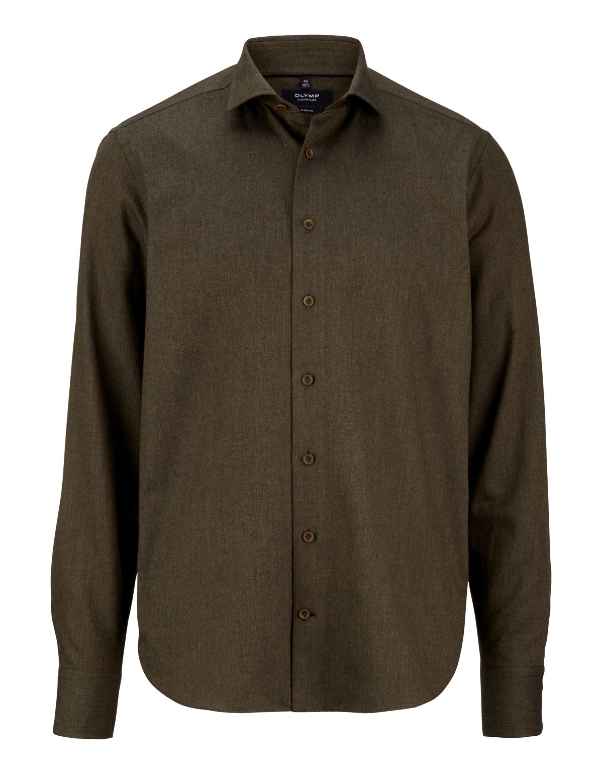 Рубашка фланелевая мужская Signature с кашемиром[ХАКИ]