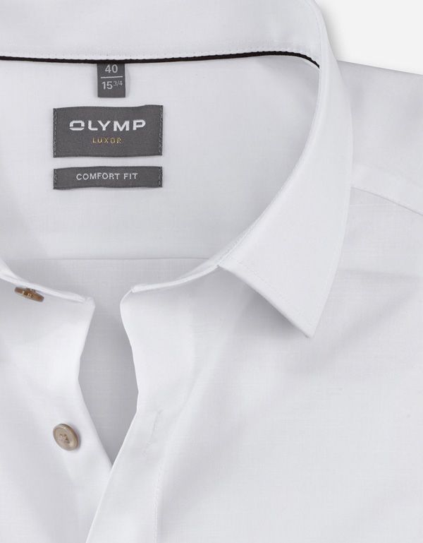 Сорочка мужская классическая OLYMP Luxor, фактурная ткань, прямой крой | купить в интернет-магазине Olymp-Men