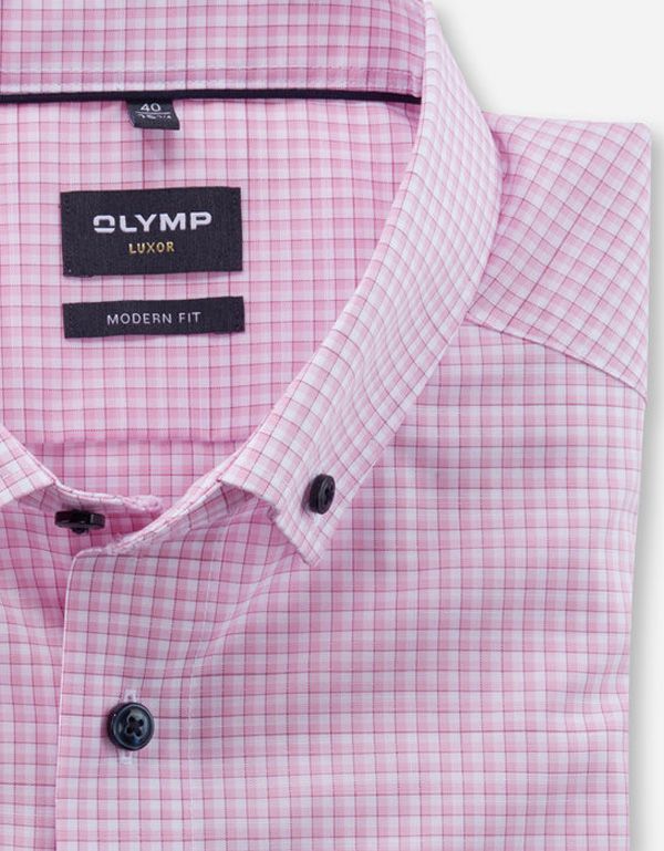 Рубашка мужская с пуговицами на воротнике OLYMP Luxor, modern fit