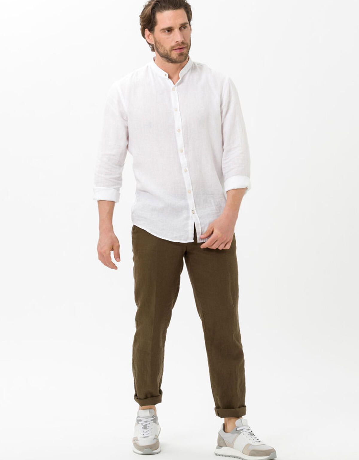 Льняные брюки чинос Brax | купить в интернет-магазине Olymp-Men
