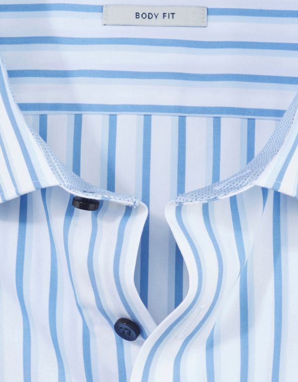 Рубашка в полоску мужская OLYMP, body fit | купить в интернет-магазине Olymp-Men