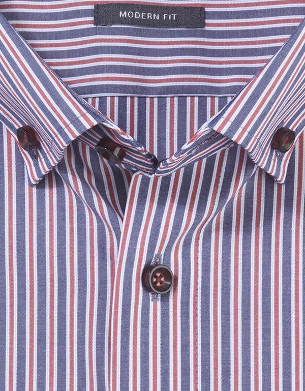 Рубашка мужская классическая в полоску OLYMP Luxor, modern fit | купить в интернет-магазине Olymp-Men