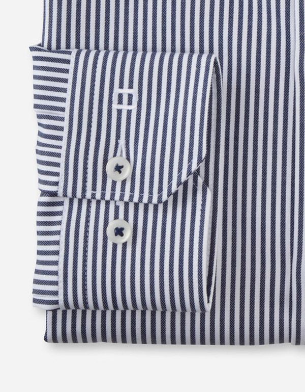 Рубашка мужская OLYMP 24/7 в полоску, супер слим, артикул 07526418