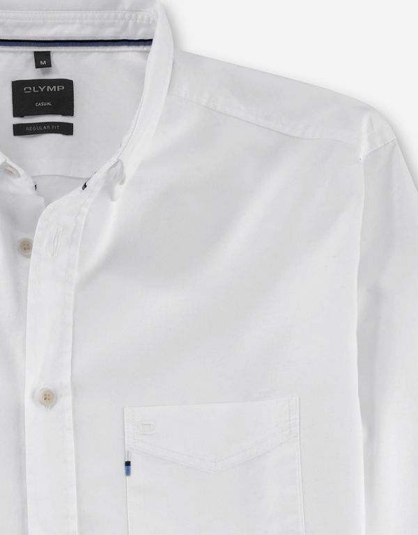 Рубашка мужская OLYMP Casual с карманом, пуговицы на воротнике | купить в интернет-магазине Olymp-Men