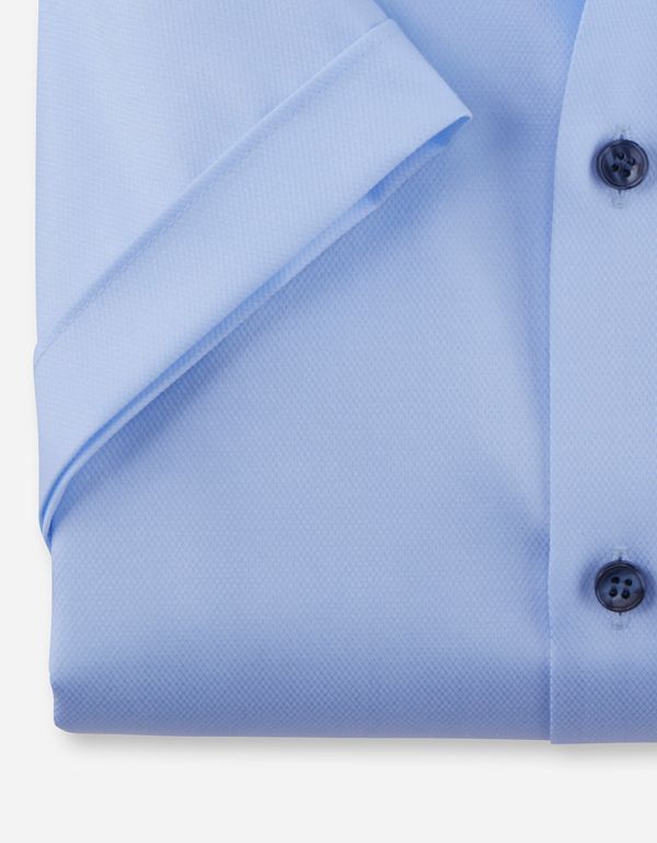 Рубашка мужская приталенная OLYMP Level Five с коротким рукавом