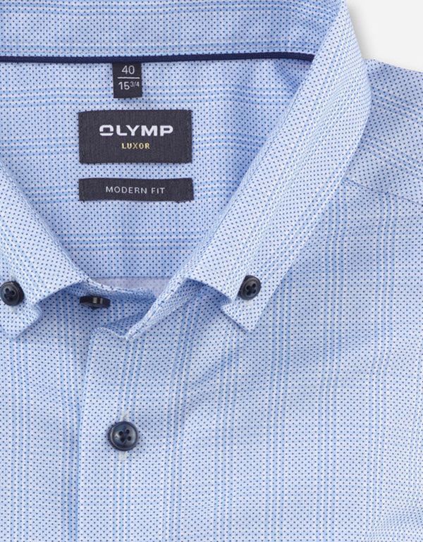 Сорочка классическая мужская в клетку OLYMP Luxor, modern fit | купить в интернет-магазине Olymp-Men