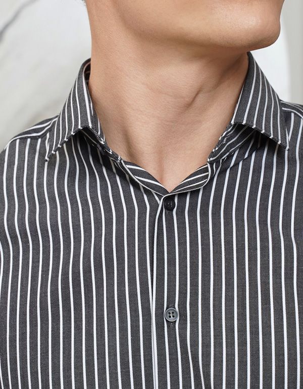 Рубашкав мужская OLYMP 24/7 в полоску, body fit | купить в интернет-магазине Olymp-Men