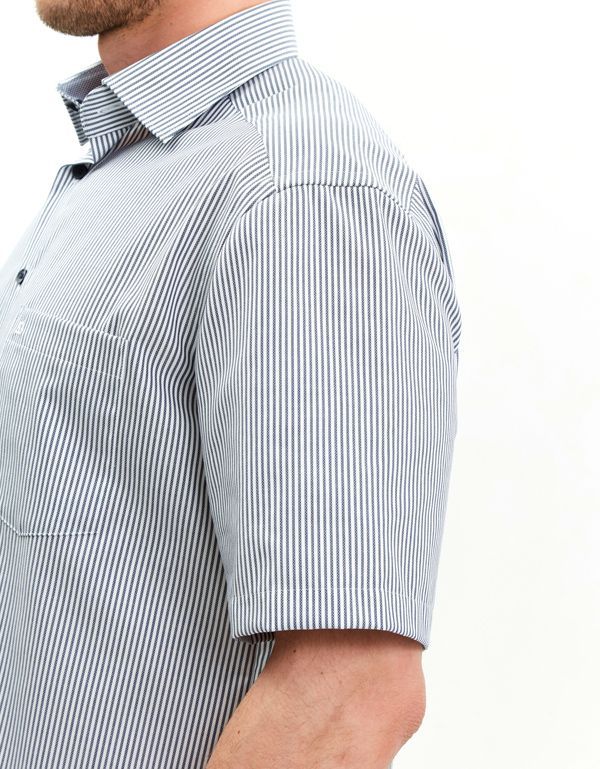 Рубашка мужская в полоску OLYMP Luxor, прямой крой | купить в интернет-магазине Olymp-Men