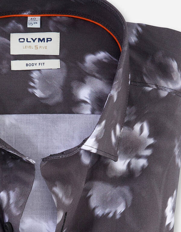 Рубашка мужская OLYMP с рисунком, body fit | купить в интернет-магазине Olymp-Men