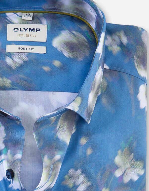 Рубашка мужская OLYMP с рисунком, body fit | купить в интернет-магазине Olymp-Men