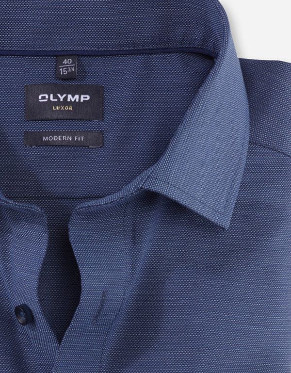 Рубашка классическая мужская фактурная OLYMP Luxor, modern fit | купить в интернет-магазине Olymp-Men