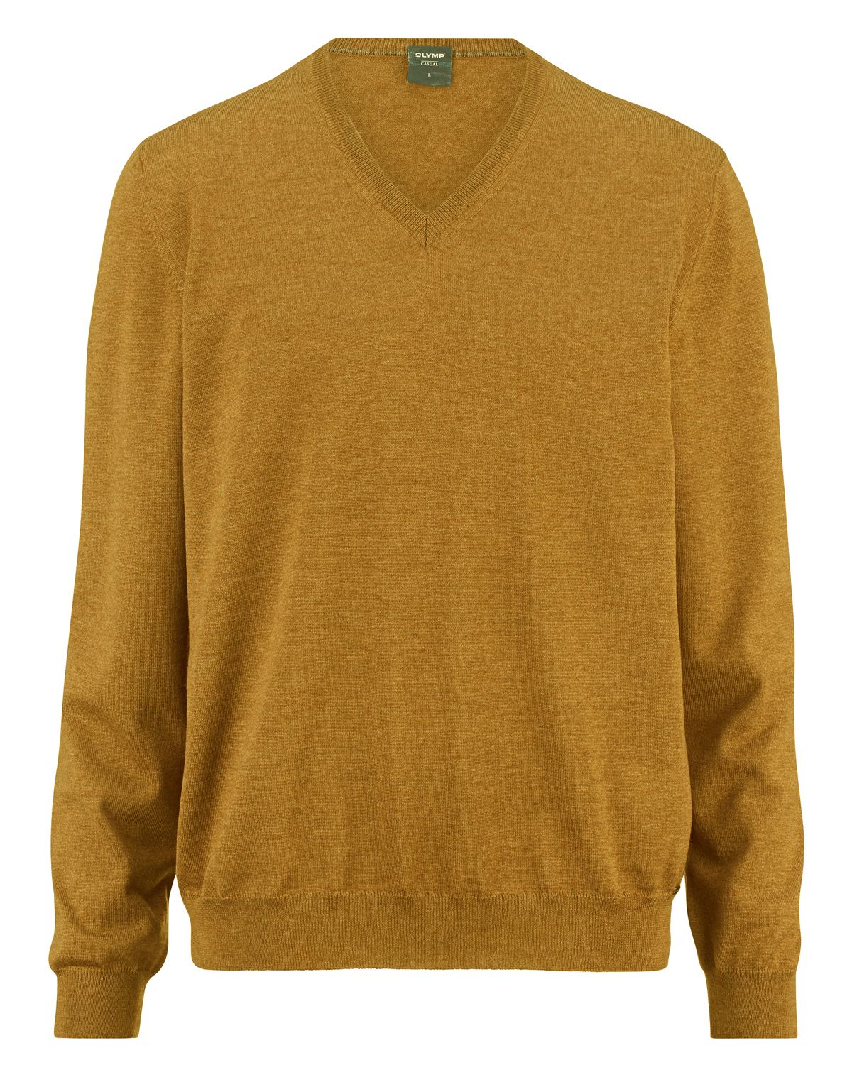 Пуловер жёлтый мужской OLYMP, modern fit | купить в интернет-магазине Olymp-Men