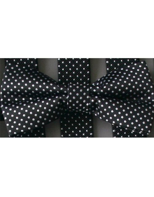 Подтяжки + галстук-бабочка чёрные с рисунком | купить в интернет-магазине Olymp-Men