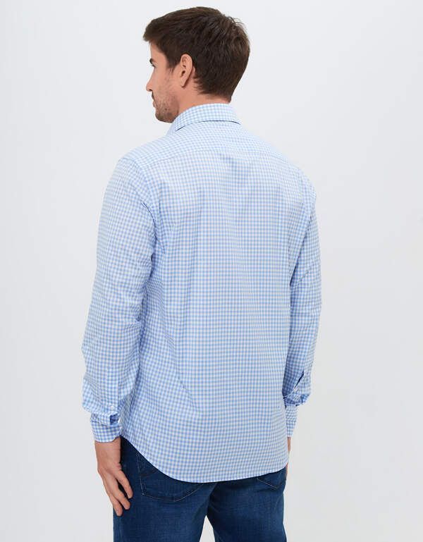 Рубашка мужская в клетку PLATIN, regular fit | интернет-магазин Olymp-Men