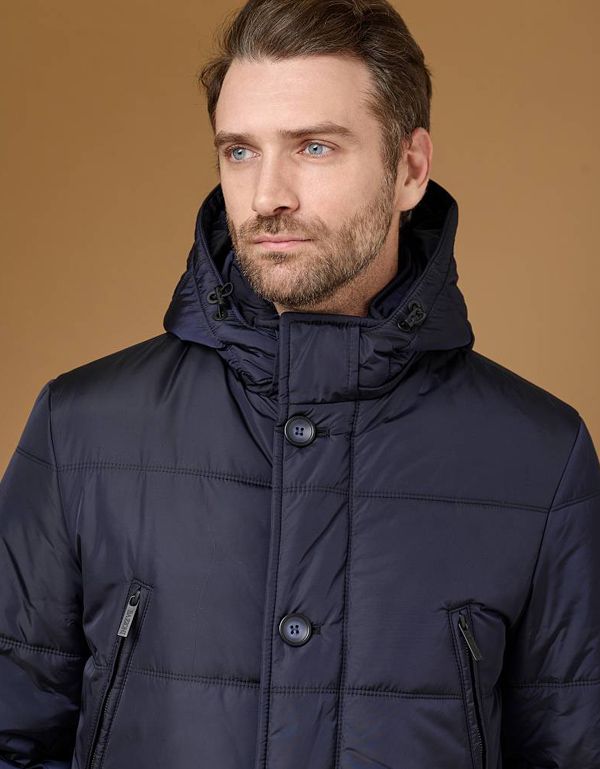 Куртка мужская Bazioni утепленная с капюшоном | купить в интернет-магазине Olymp-Men