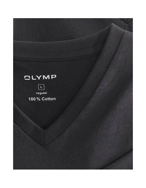 Бельевые футболки чёрные полуприталенные, 2 шт. | купить в интернет-магазине Olymp-Men