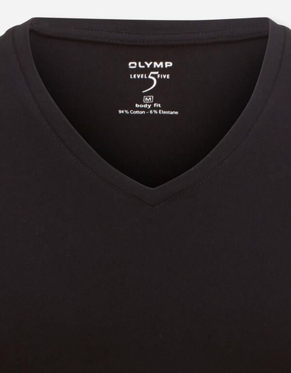 Футболка бельевая черная приталенная | купить в интернет-магазине Olymp-Men