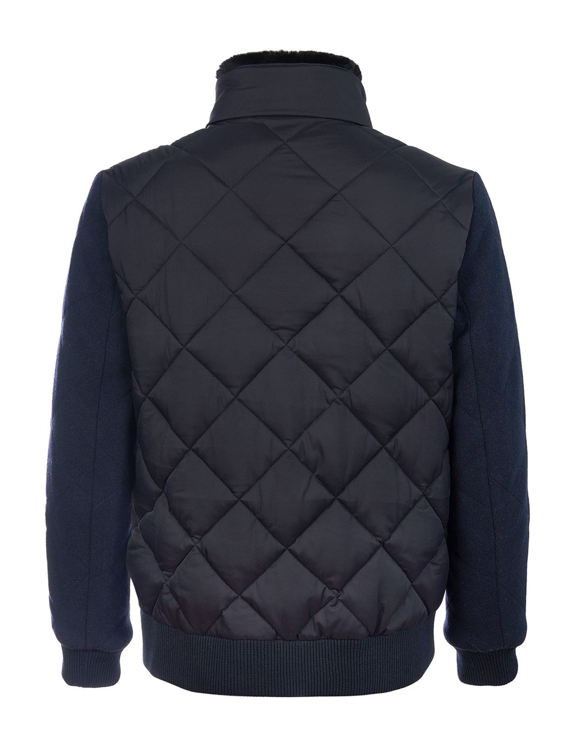 Куртка-бомбер пуховая мужская MEUCCI с меховым воротником | купить в интернет-магазине Olymp-Men