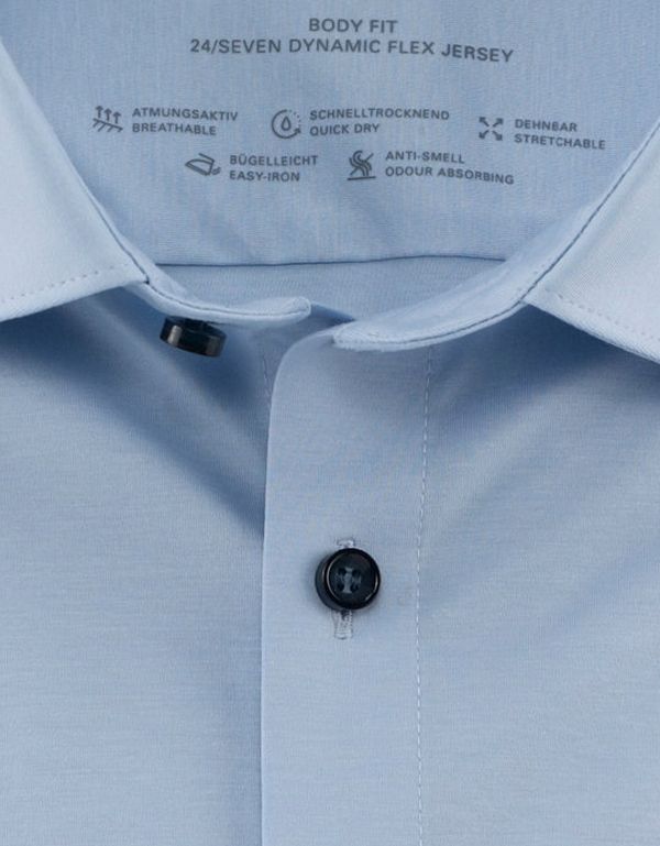 Трикотажная рубашка OLYMP 24-7, body fit | купить в интернет-магазине Olymp-Men