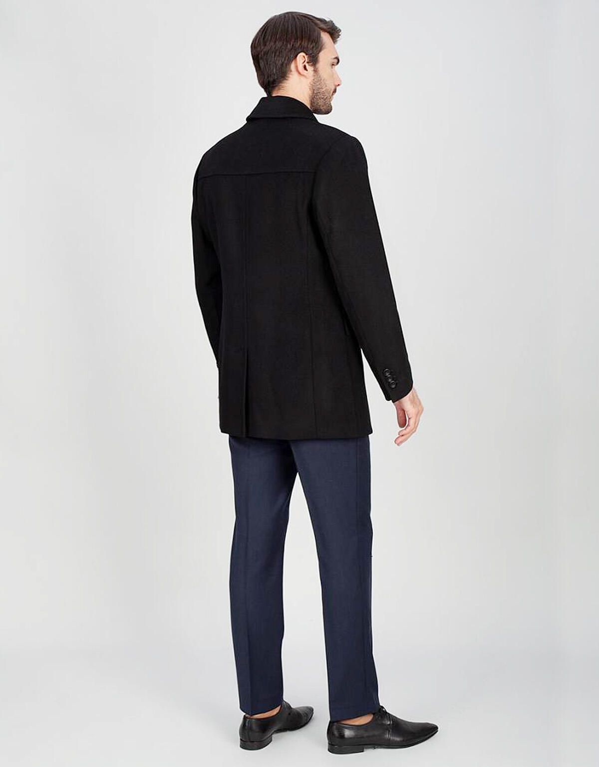 Пальто-бушлат двубортное, демисезон, classic fit | купить в интернет-магазине Olymp-Men