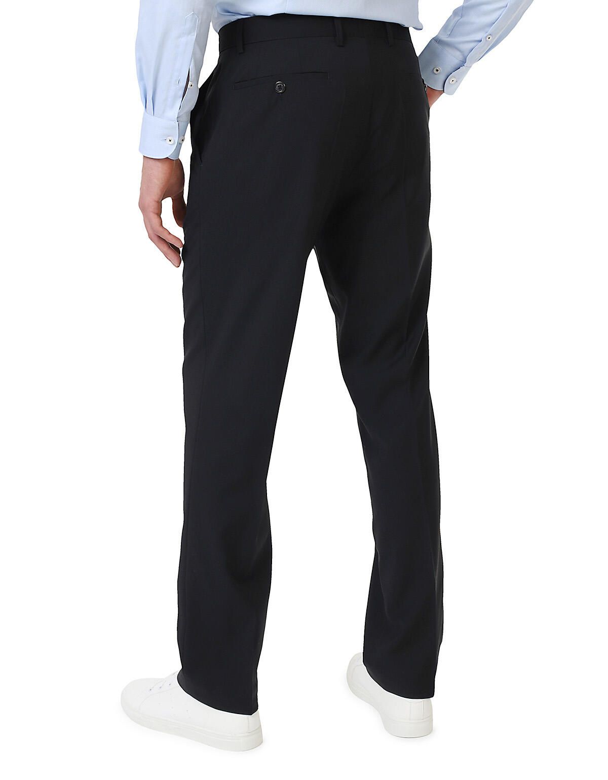 Классические чёрные брюки Wegener из шерсти 120`S | купить в интернет-магазине Olymp-Men