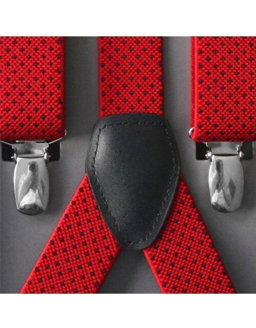 Подтяжки + галстук-бабочка красные с рисунком | купить в интернет-магазине Olymp-Men