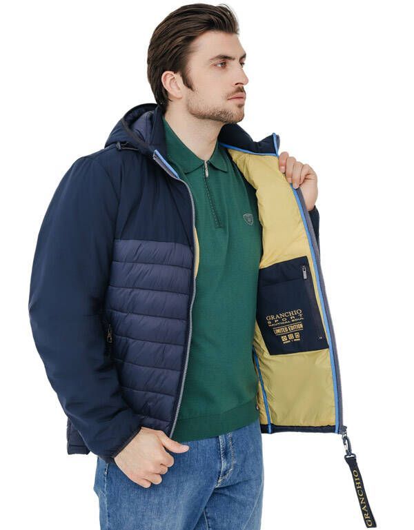 Куртка мужская GRANCHIO с капюшоном | купить в интернет-магазине Olymp-Men