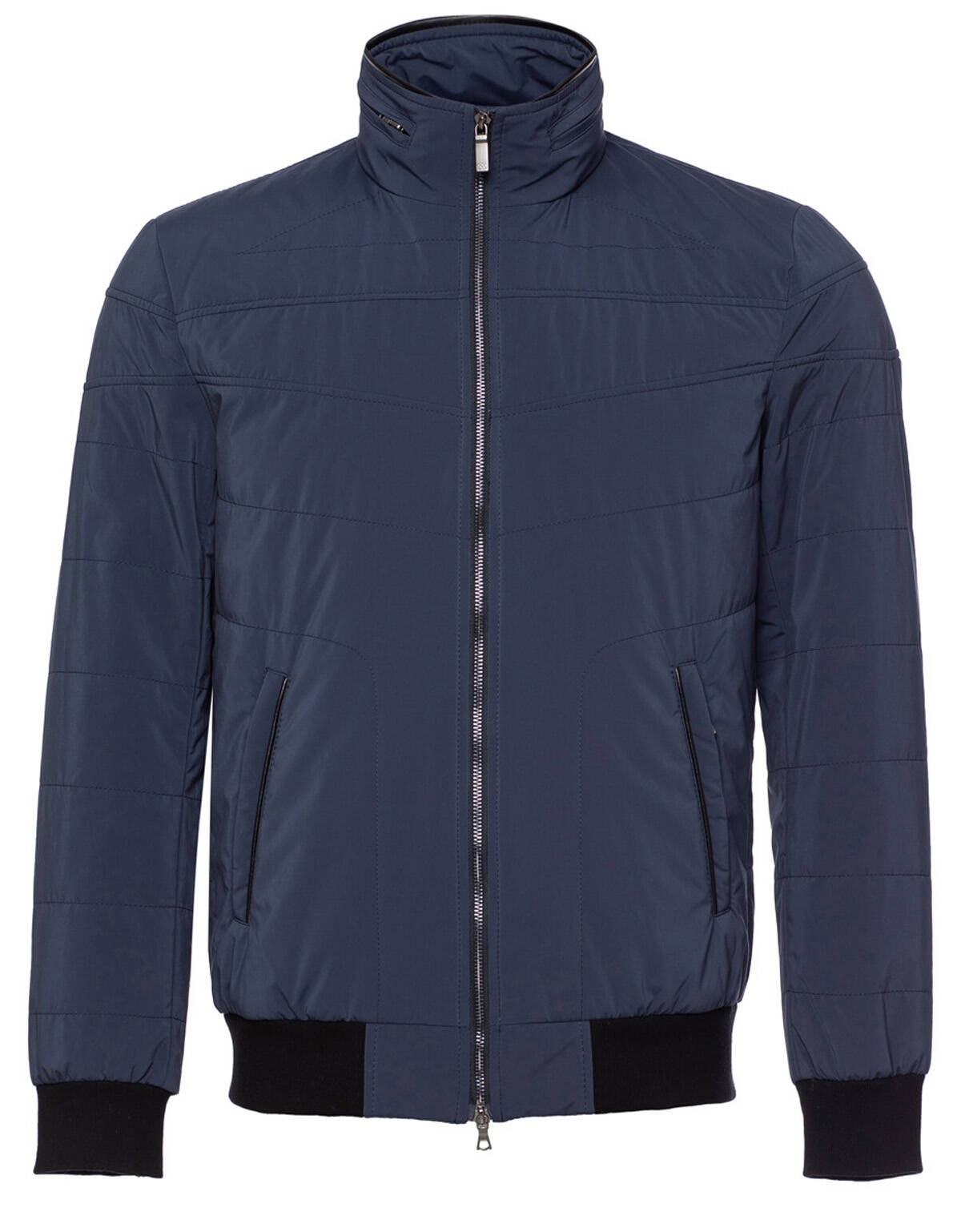 Куртка-бомбер синяя мужская Meucci утеплённая | купить в интернет-магазине Olymp-Men