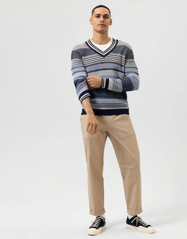 Пуловер мужской OLYMP в полоску, modern fit | купить в интернет-магазине Olymp-Men