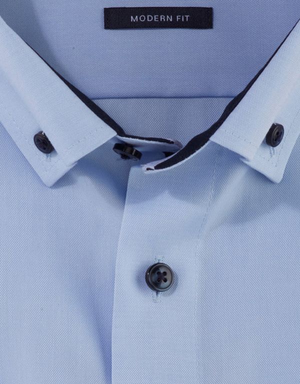 Сорочка мужская с пуговицами на воротнике OLYMP Luxor, modern fit | купить в интернет-магазине Olymp-Men