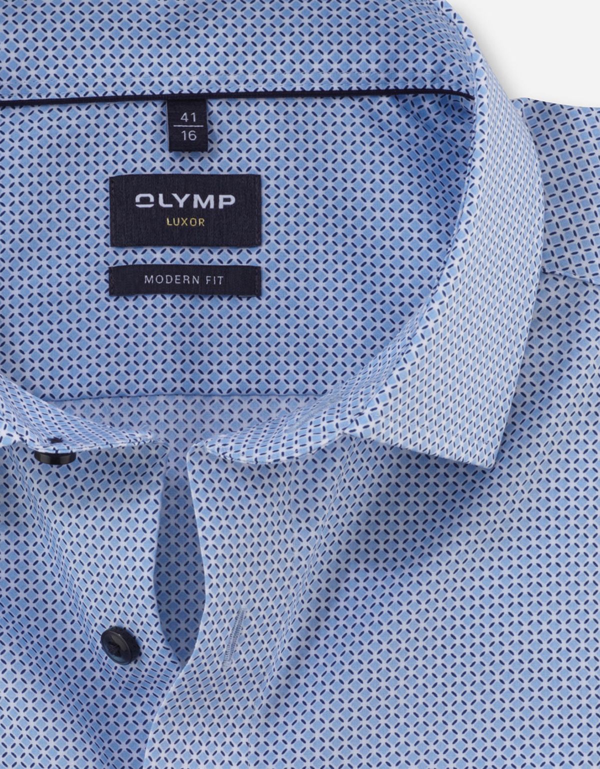 Рубашка мужская классическая с принтом OLYMP Luxor, modern fit | купить в интернет-магазине Olymp-Men