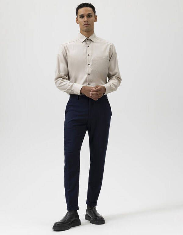 Рубашка бежевая мужская OLYMP Luxor, modern fit | купить в интернет-магазине Olymp-Men