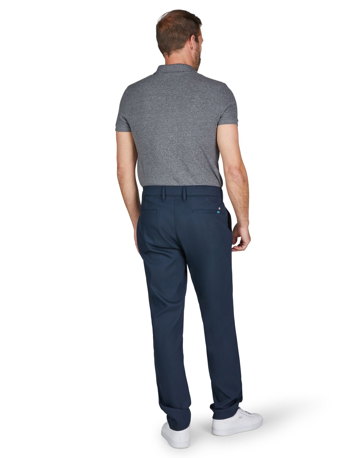 Брюки чинос синие мужские Club of Comfort, хлопок с эластаном | купить в интернет-магазине Olymp-Men