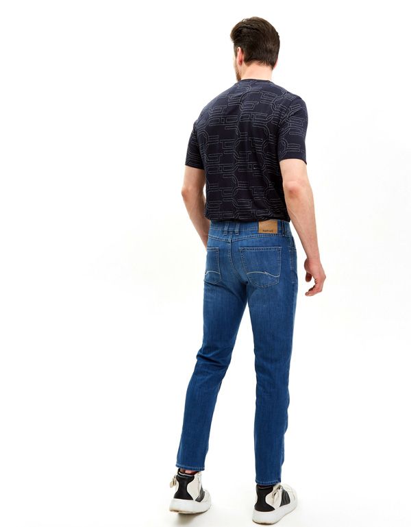 Джинсы голубые мужские Hattric прямого кроя | купить в интернет-магазине Olymp-Men