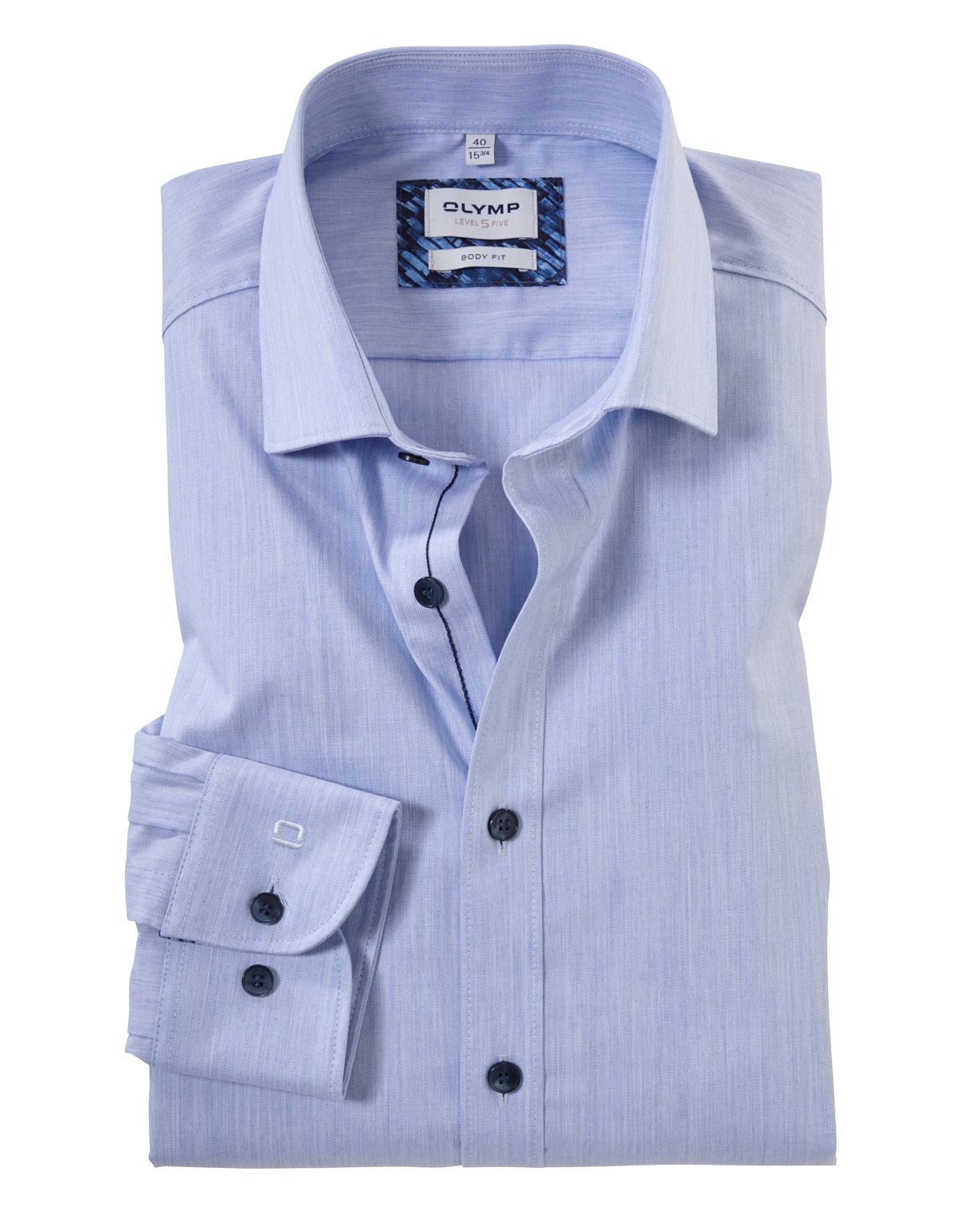 Рубашка классическая OLYMP длинный рукав, body fit | купить в интернет-магазине Olymp-Men