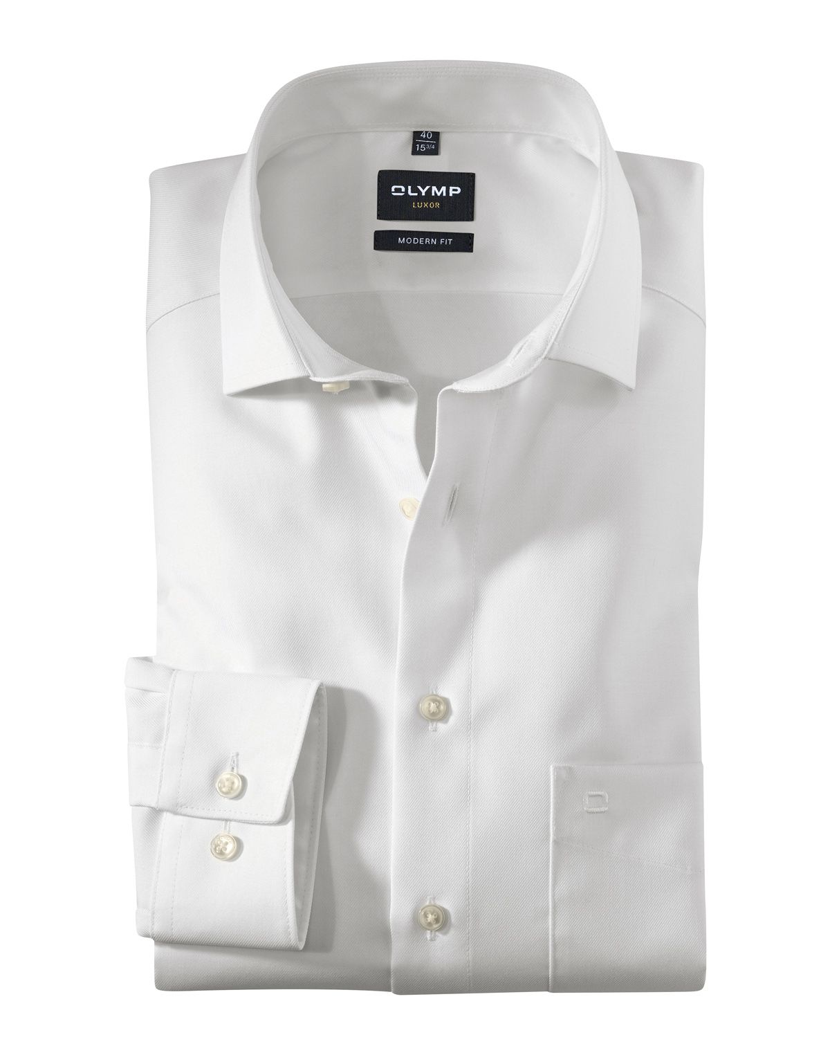 Мужская рубашка OLYMP Luxor, modern fit[БЕЛЫЙ]