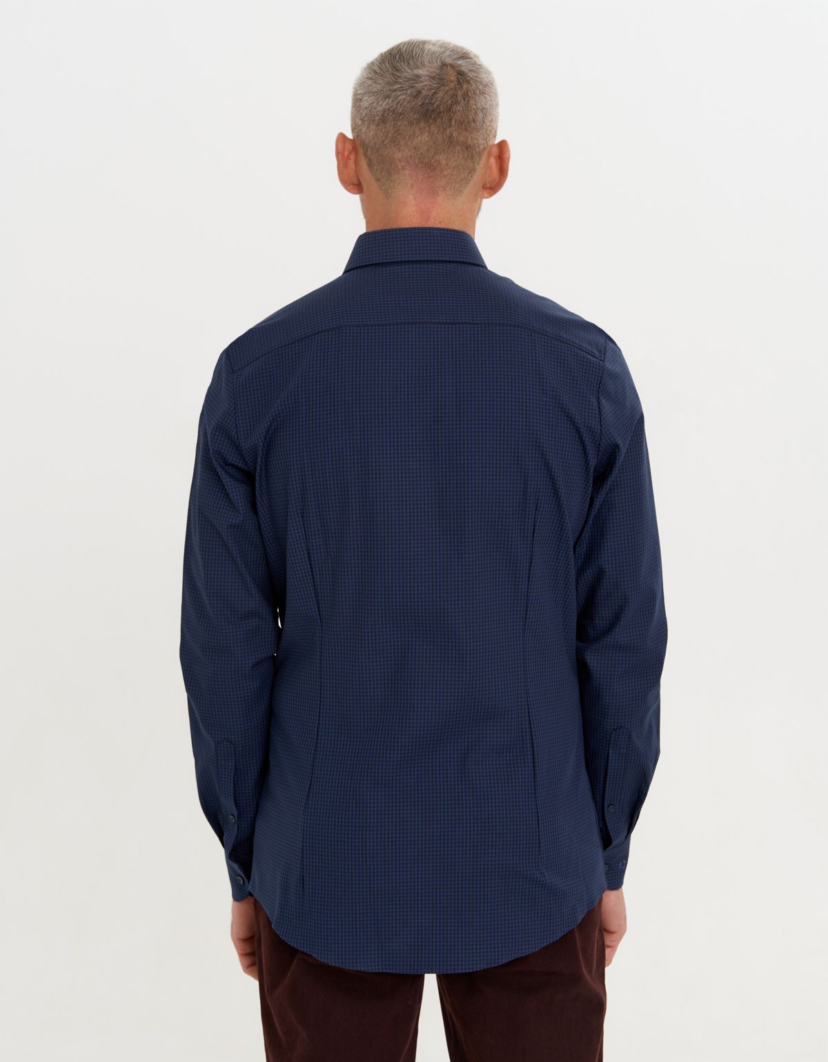 Рубашка мужская OLYMP 24/7 в клетку, body fit | купить в интернет-магазине Olymp-Men