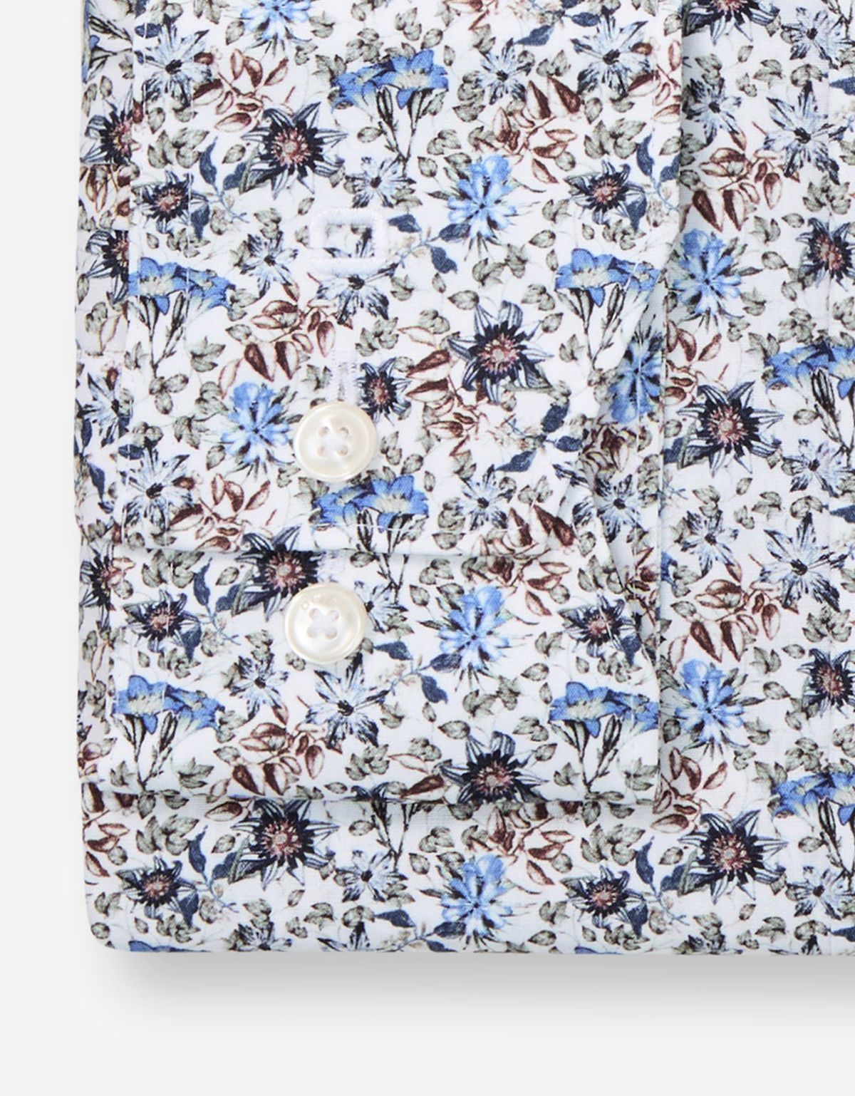 Рубашка мужская с цветочным принтом OLYMP, modern fit на рост до 176 | купить в интернет-магазине Olymp-Men