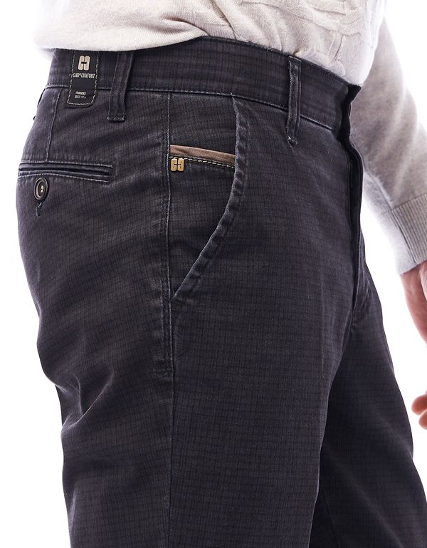 Брюки мужские теплые Club Of Comfort из хлопка в клетку | купить в интернет-магазине Olymp-Men