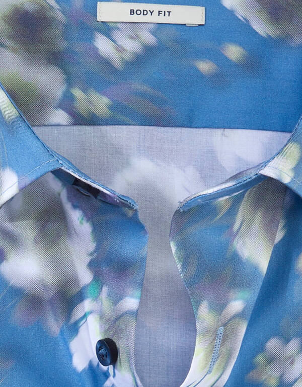 Рубашка мужская OLYMP с рисунком, body fit | купить в интернет-магазине Olymp-Men