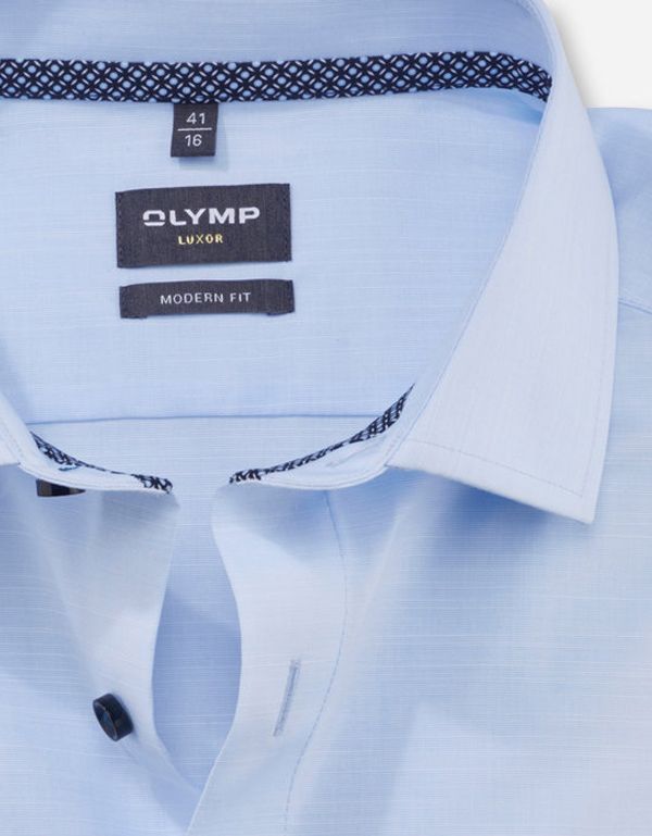Сорочка классическая мужская OLYMP Luxor, modern fit, фактурная ткань | купить в интернет-магазине Olymp-Men