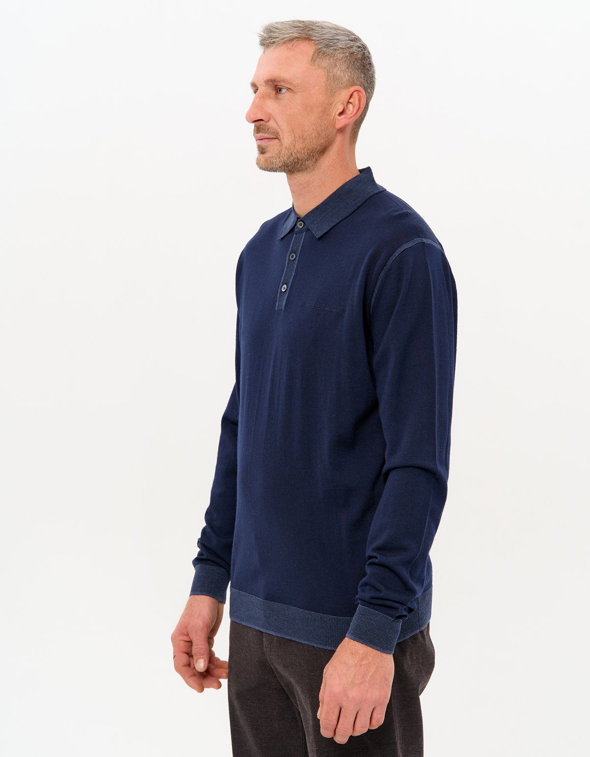 Поло с длинным рукавом Gratude на пуговицах | купить в интернет-магазине Olymp-Men