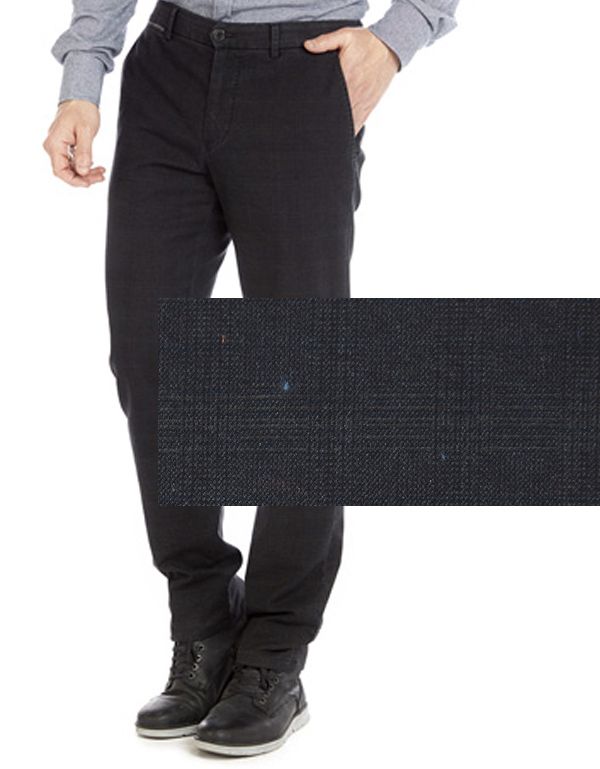 Брюки мужские в клетку w.Wegener, зауженные без защипов, мод.Conti | купить в интернет-магазине Olymp-Men