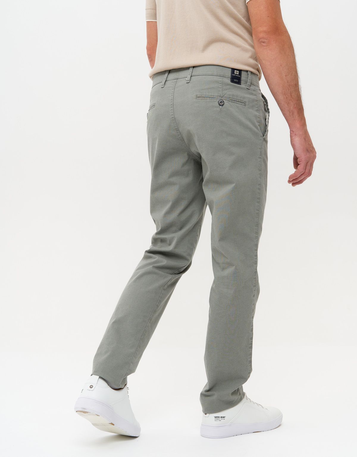 Брюки чинос зелёные мужские Club of Comfort хлопковые | купить в интернет-магазине Olymp-Men