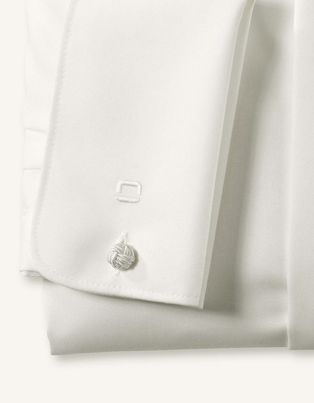 Мужская сорочка шампань прямая с потайной планкой